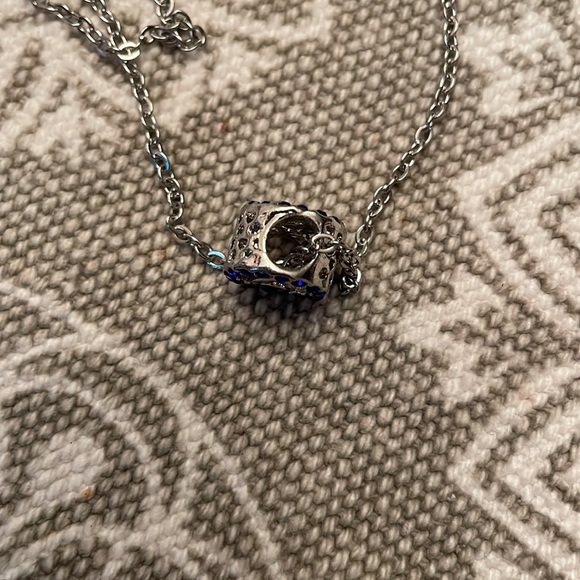 new in plastic silver evil eye 🧿 thick pendant necklace - Picture 6 of 6